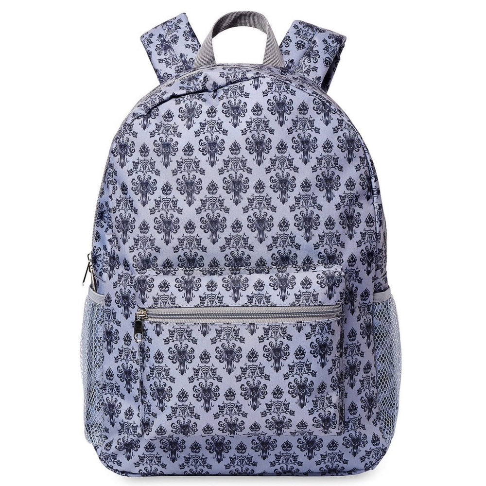 Disney Haunted Mansion Wallpaper Backpack LIKE NEW